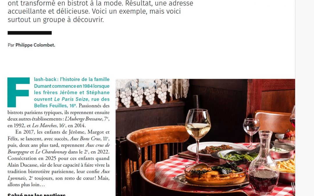 SUR ! LES MARCHES  » Un vrai relais-routier à Paris